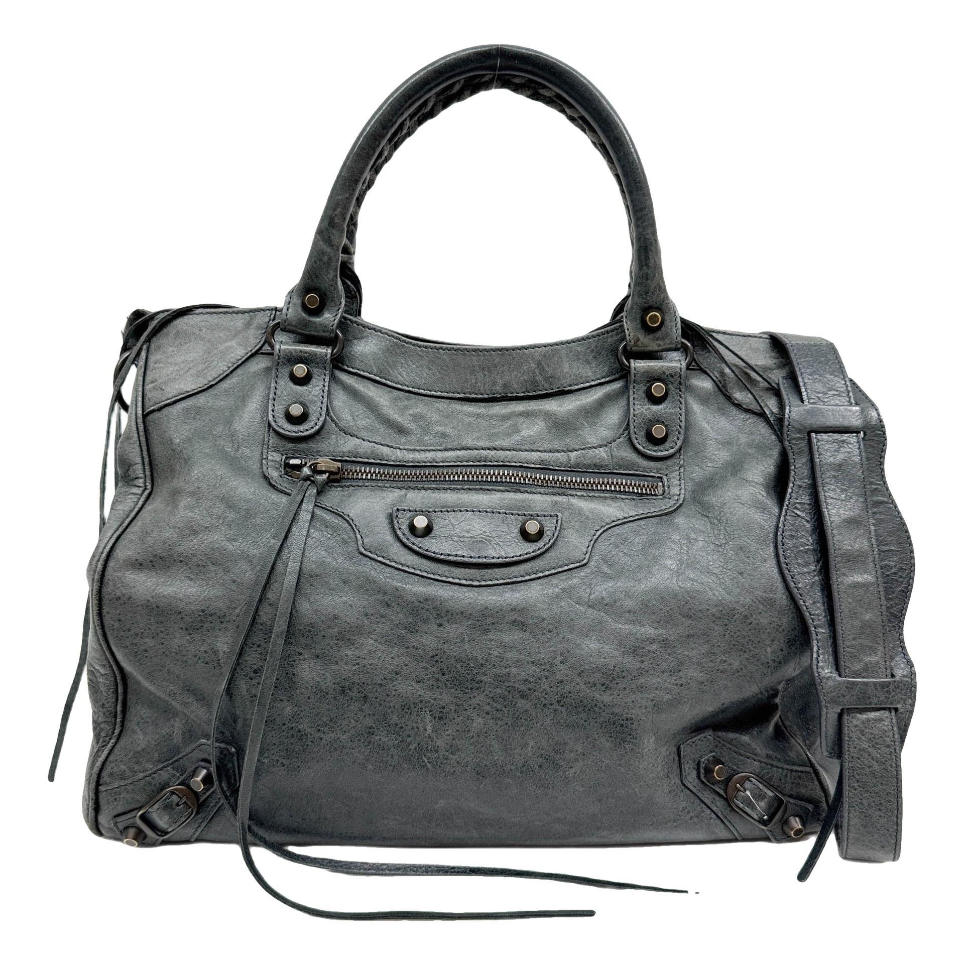 Vélo leather handbag