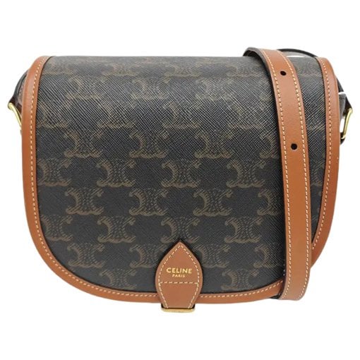 Folco leather crossbody bag