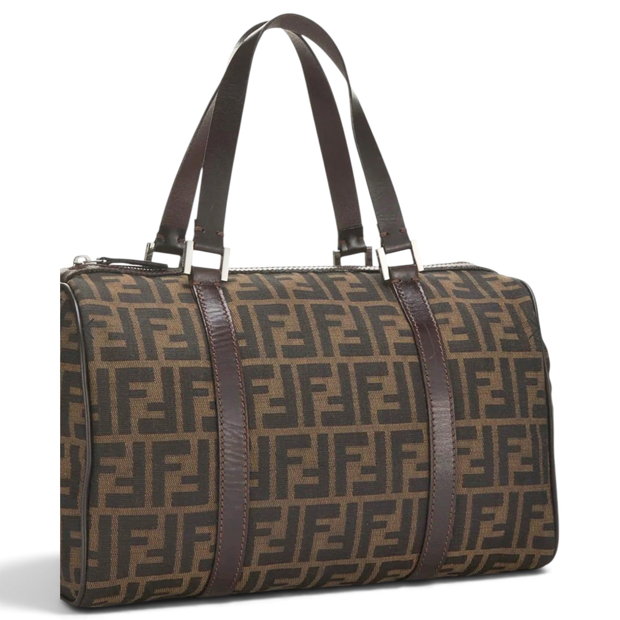 Leather bowling bag