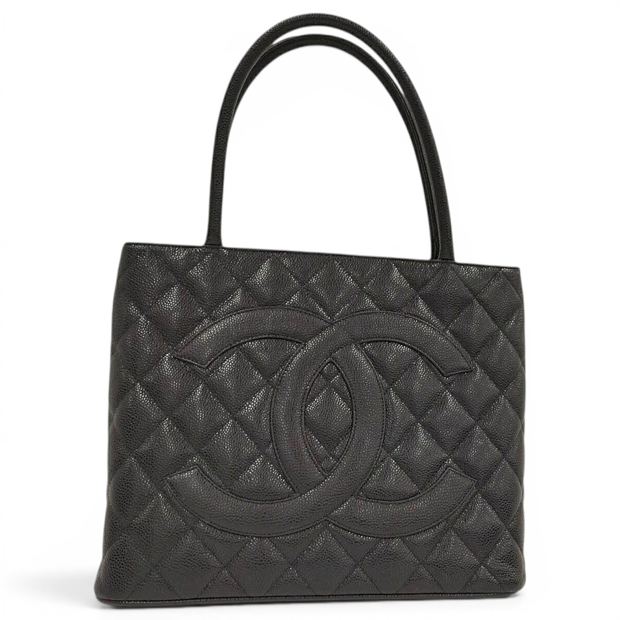 Médaillon leather tote