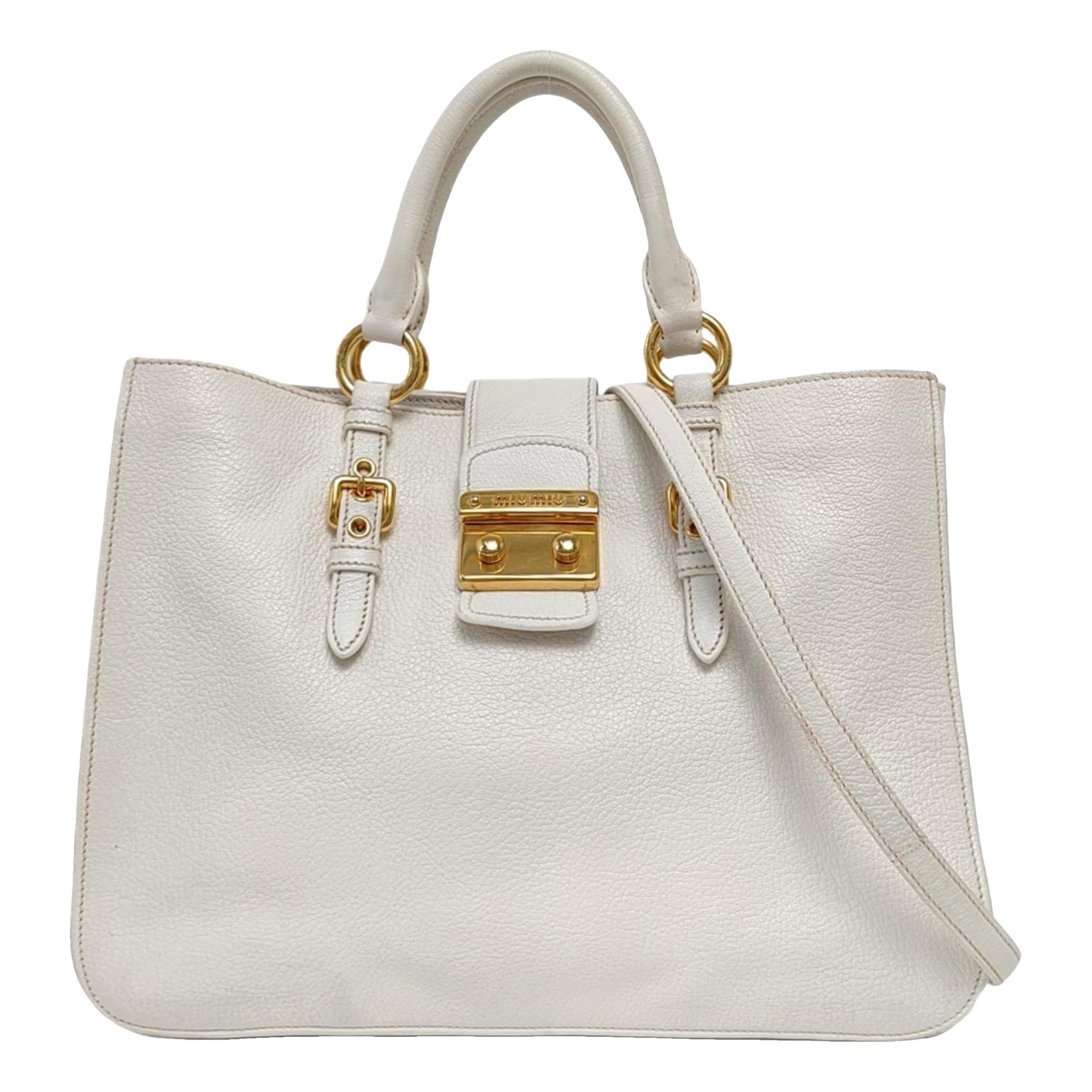Miu Miu Madras leather crossbody bag