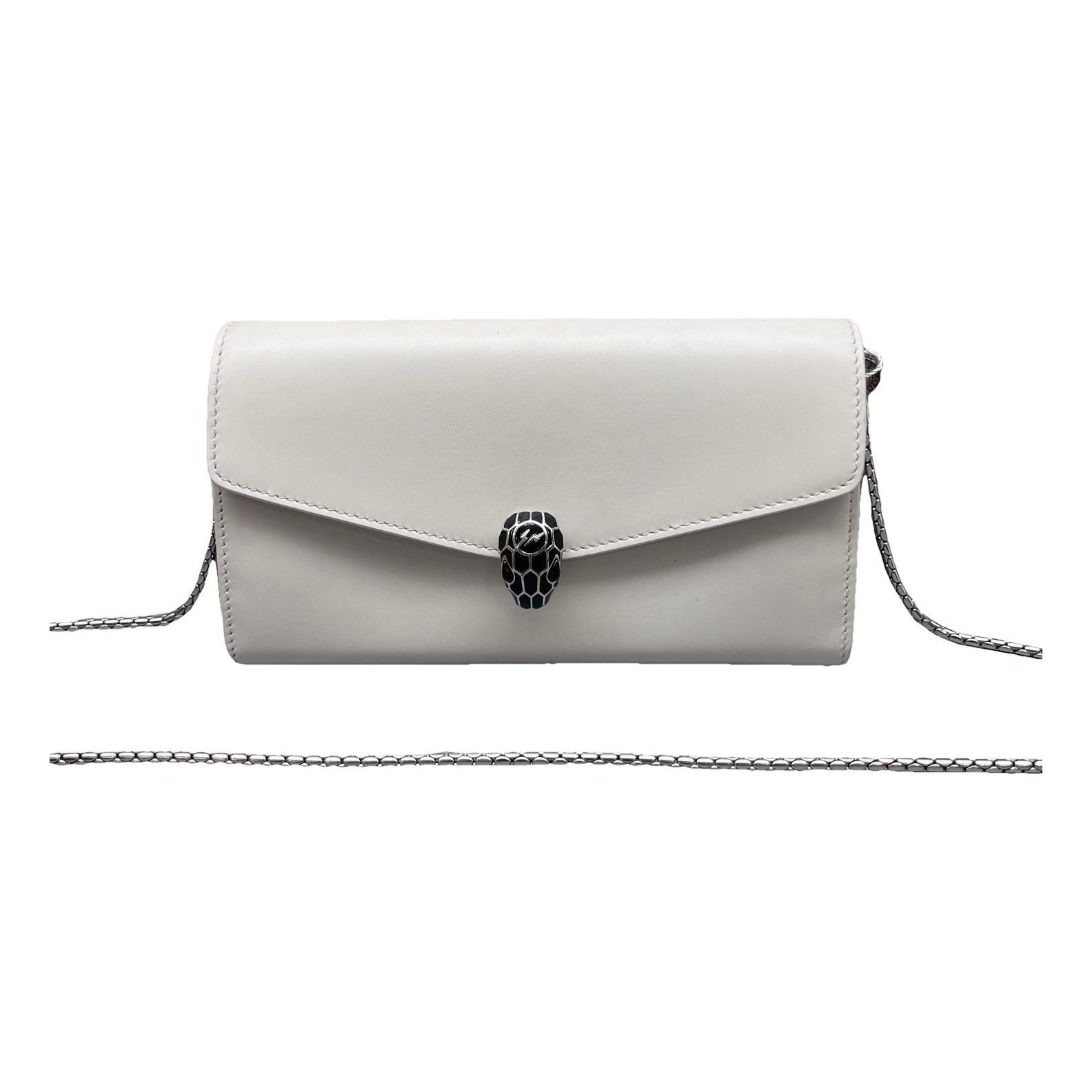 Serpenti leather handbag