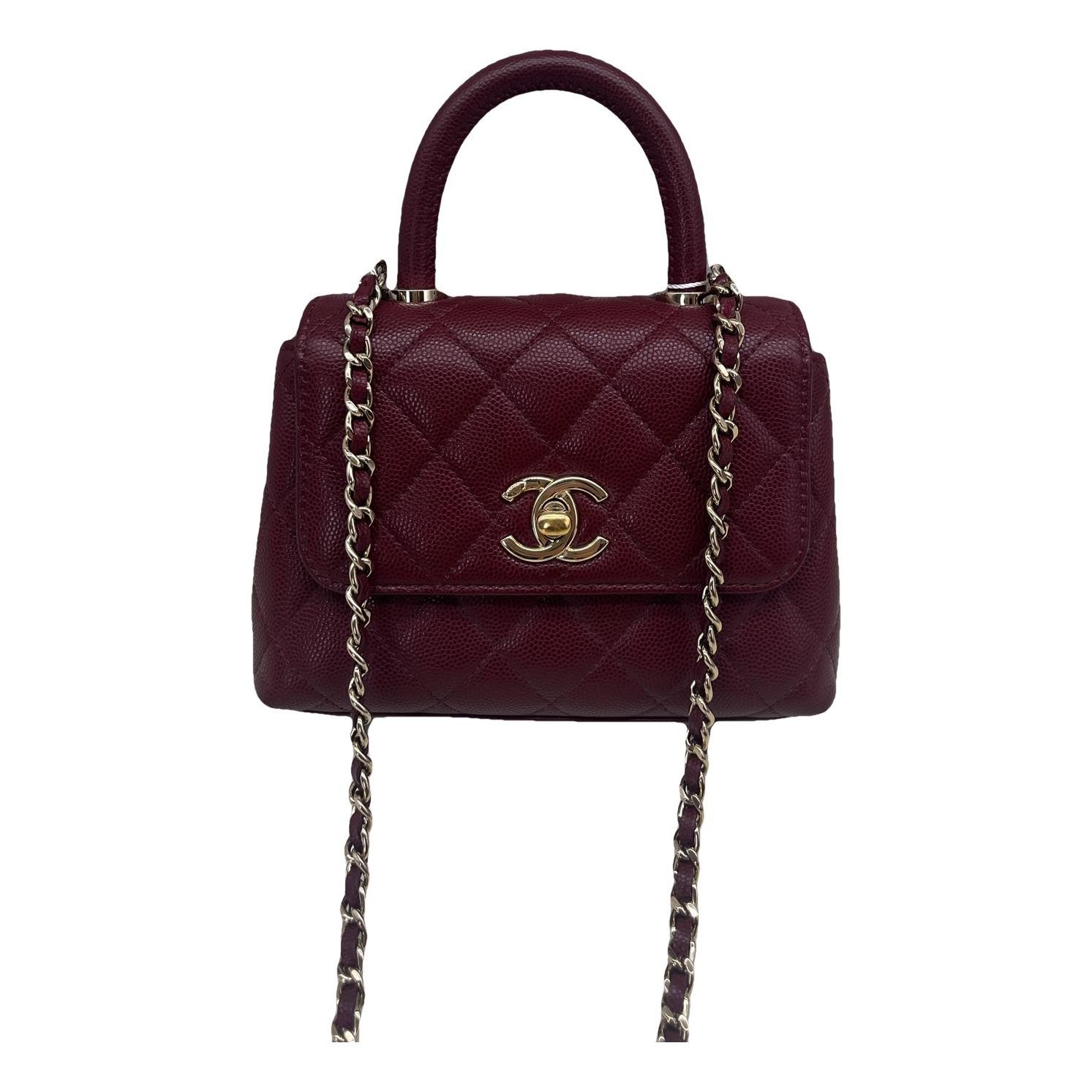 Coco Handle leather handbag