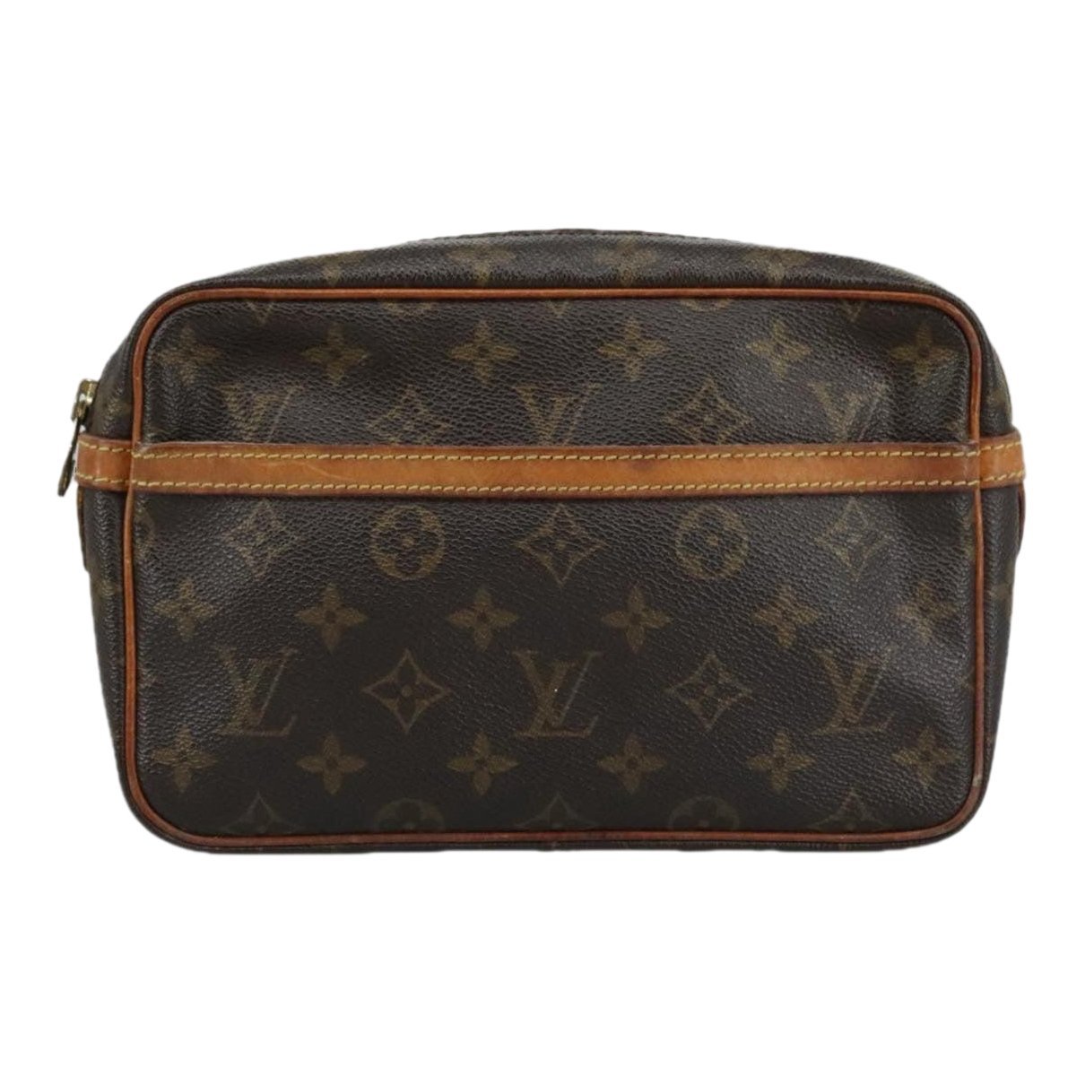 Leather clutch bag
