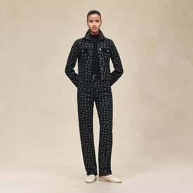 Veste Inspiration Denim imprimé « Porte-Bonheur Bandana »