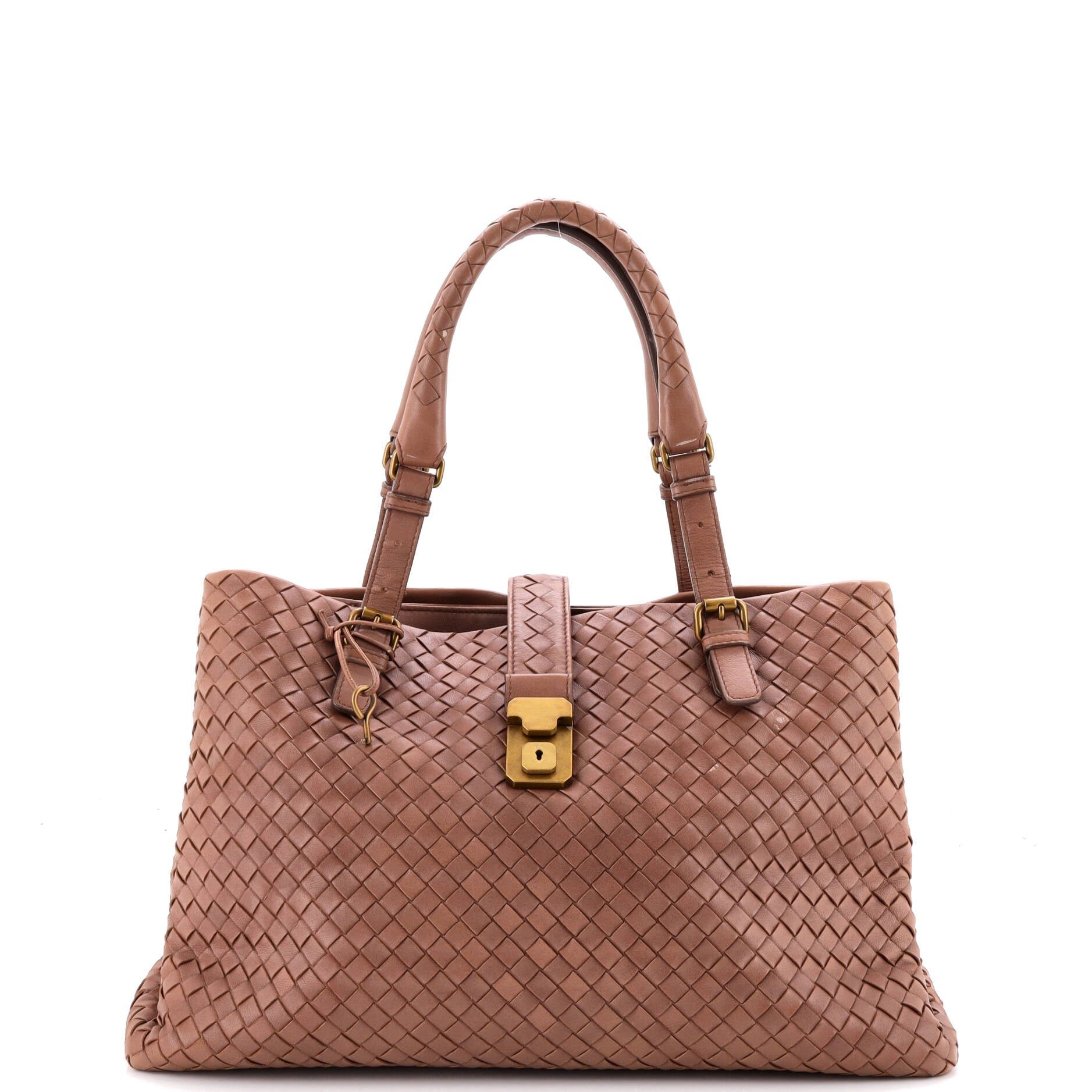 Bottega Veneta Roma Bag Intrecciato Nappa Medium