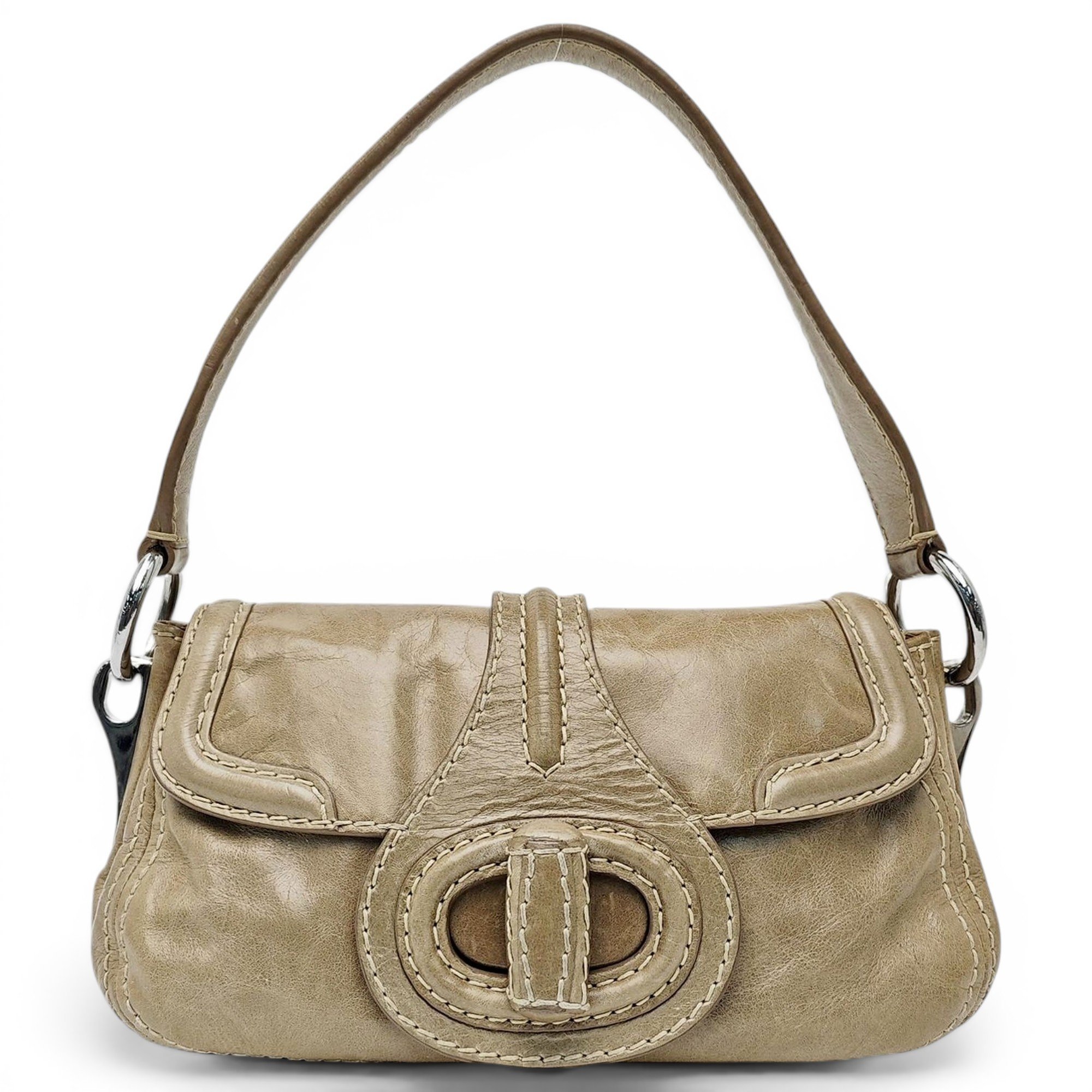 Arqué leather handbag