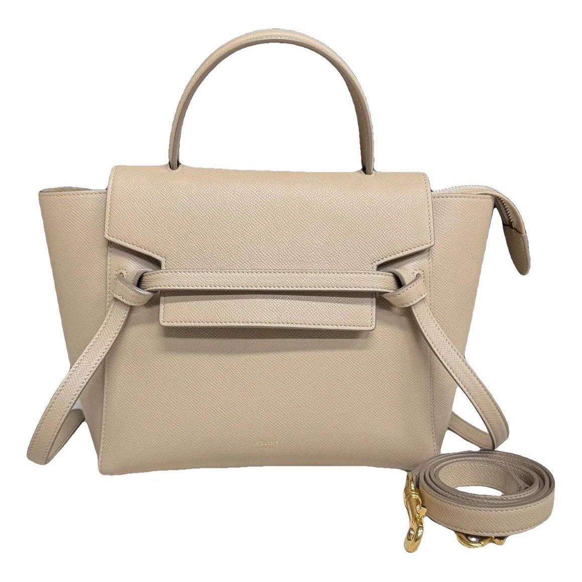Belt leather mini bag