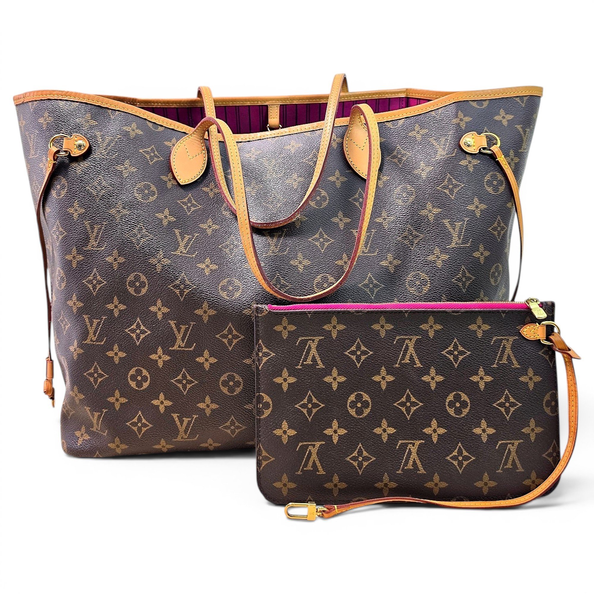Neverfull leather tote