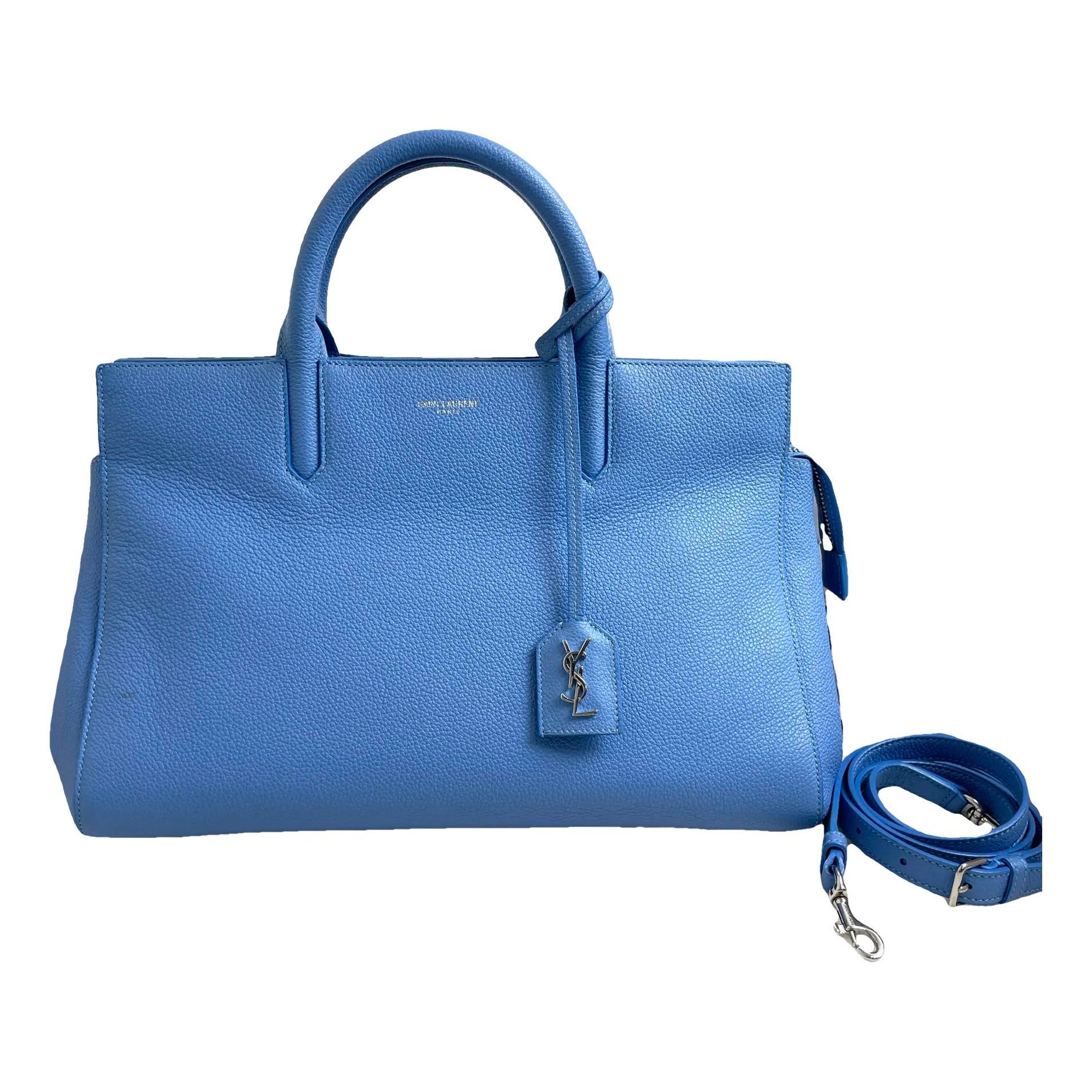 Cabas Rive Gauche leather handbag