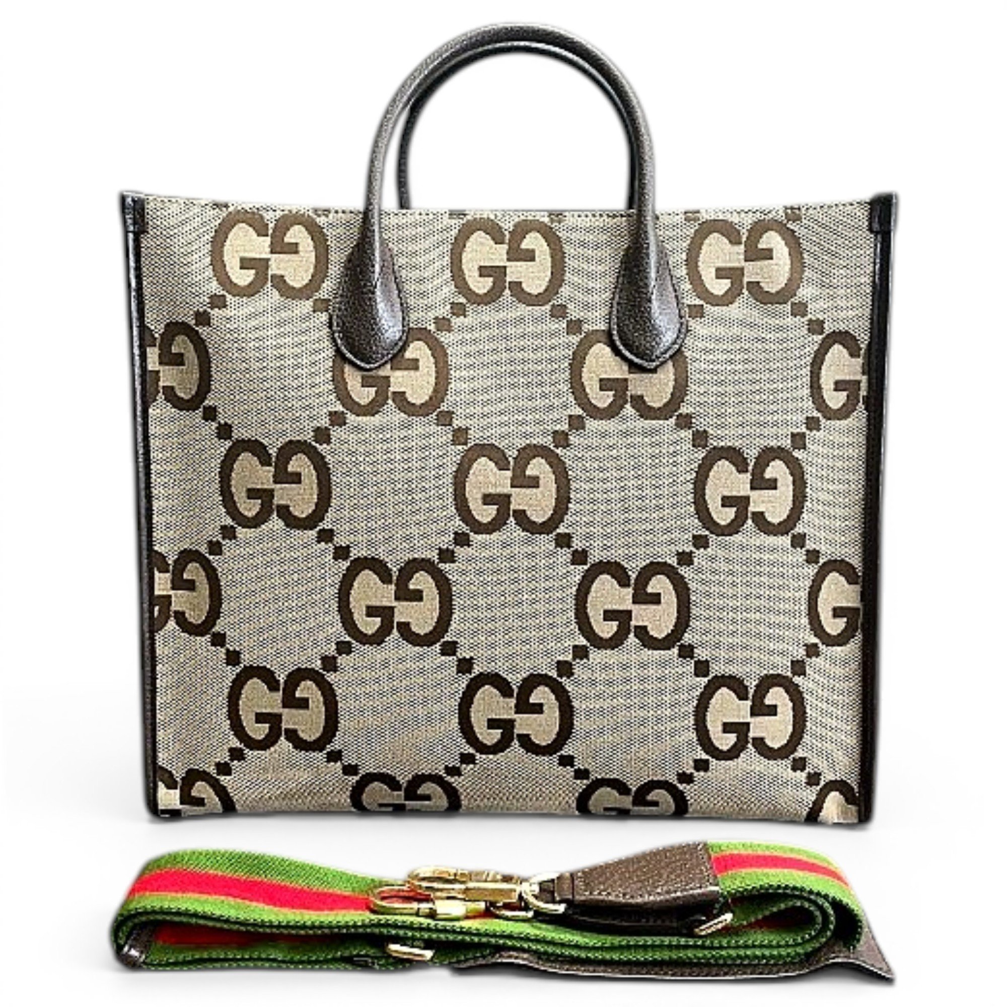 Leather tote