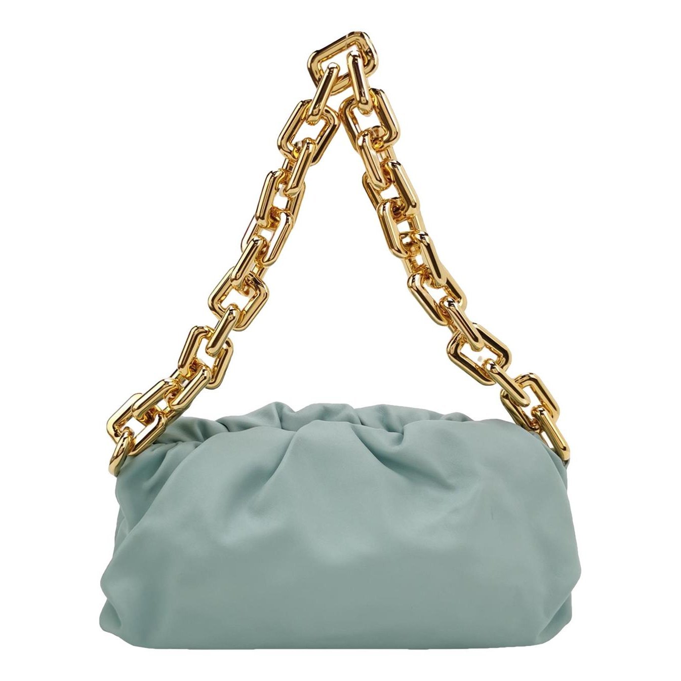 Chain Pouch leather handbag