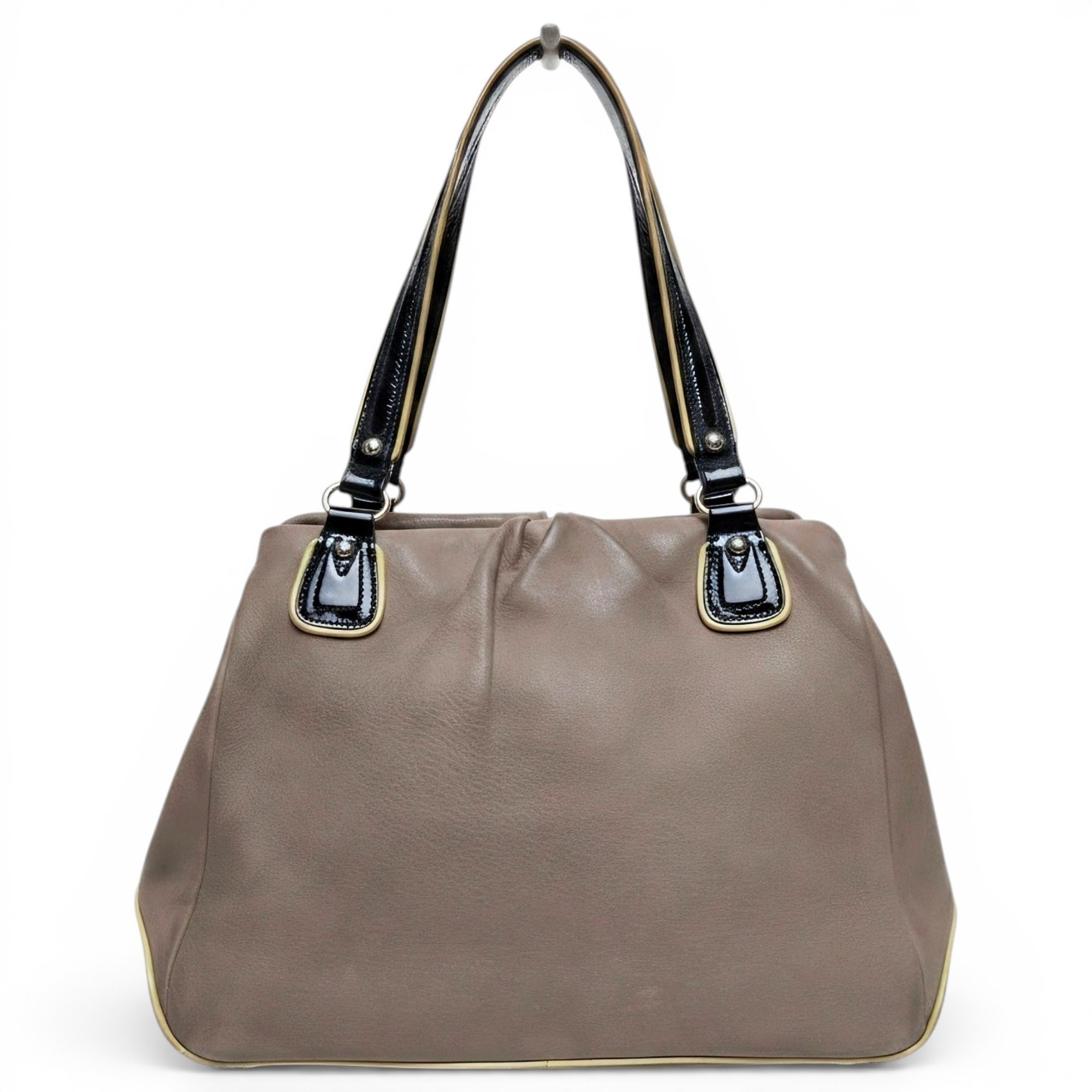Marine leather handbag