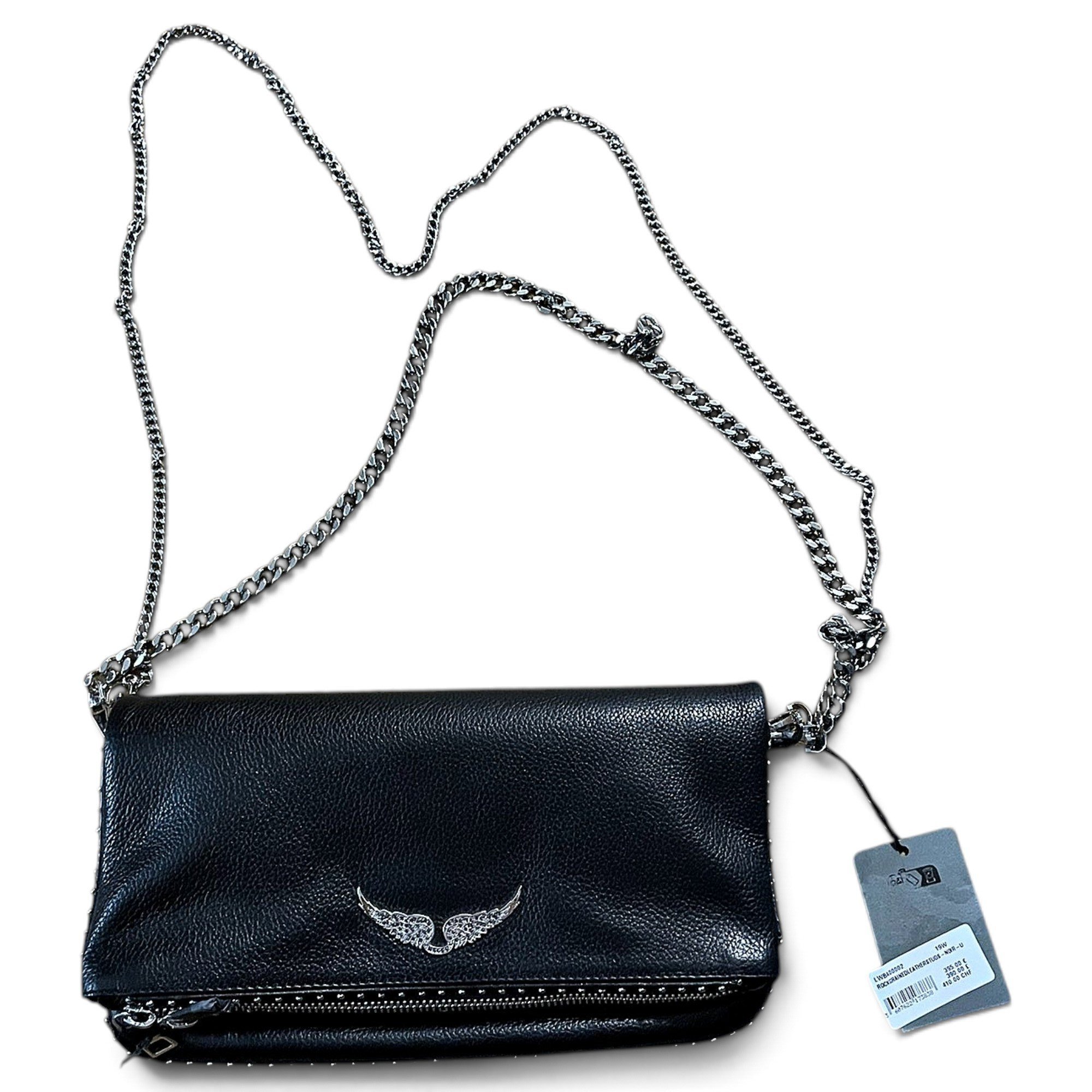 Rock leather crossbody bag