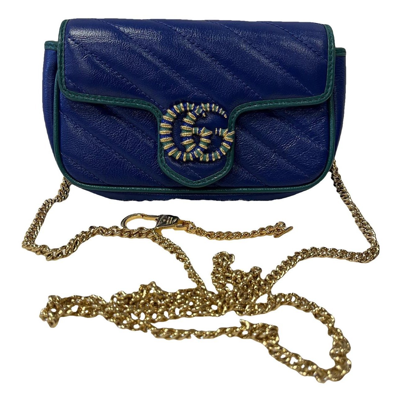 GG Marmont Flap leather bag