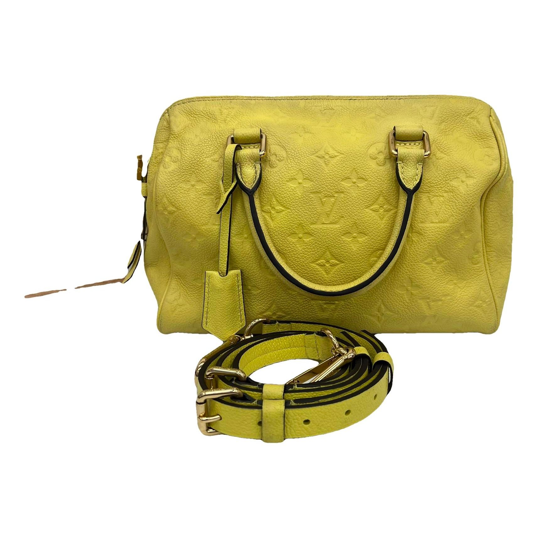 Speedy leather handbag