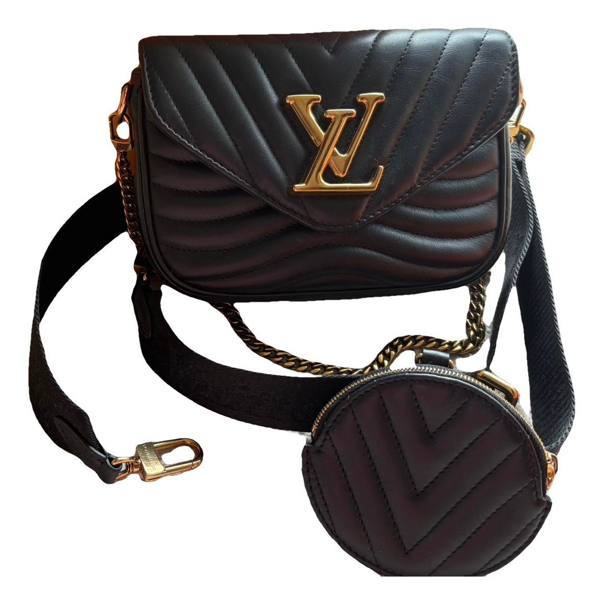 New Wave leather handbag