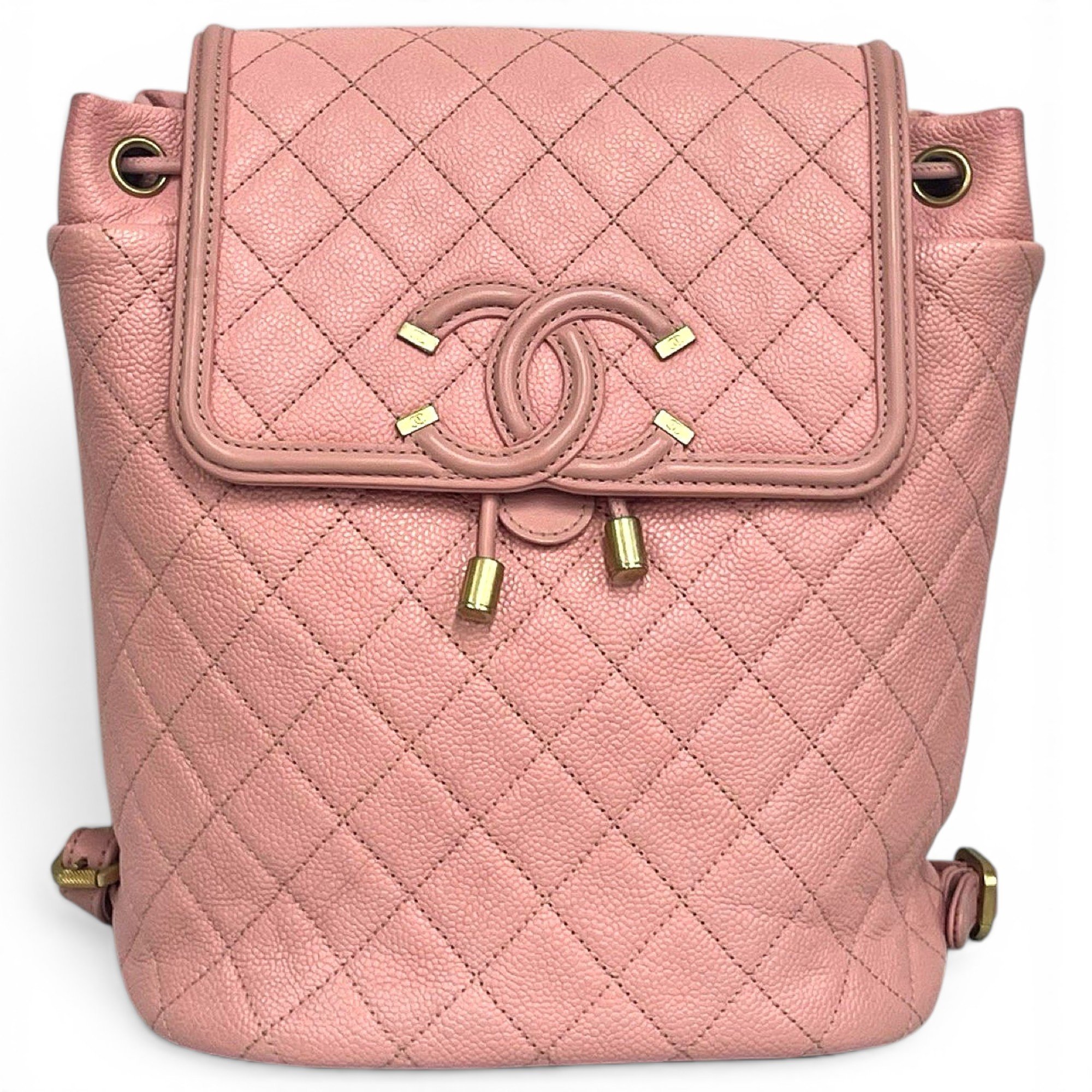 Leather backpack