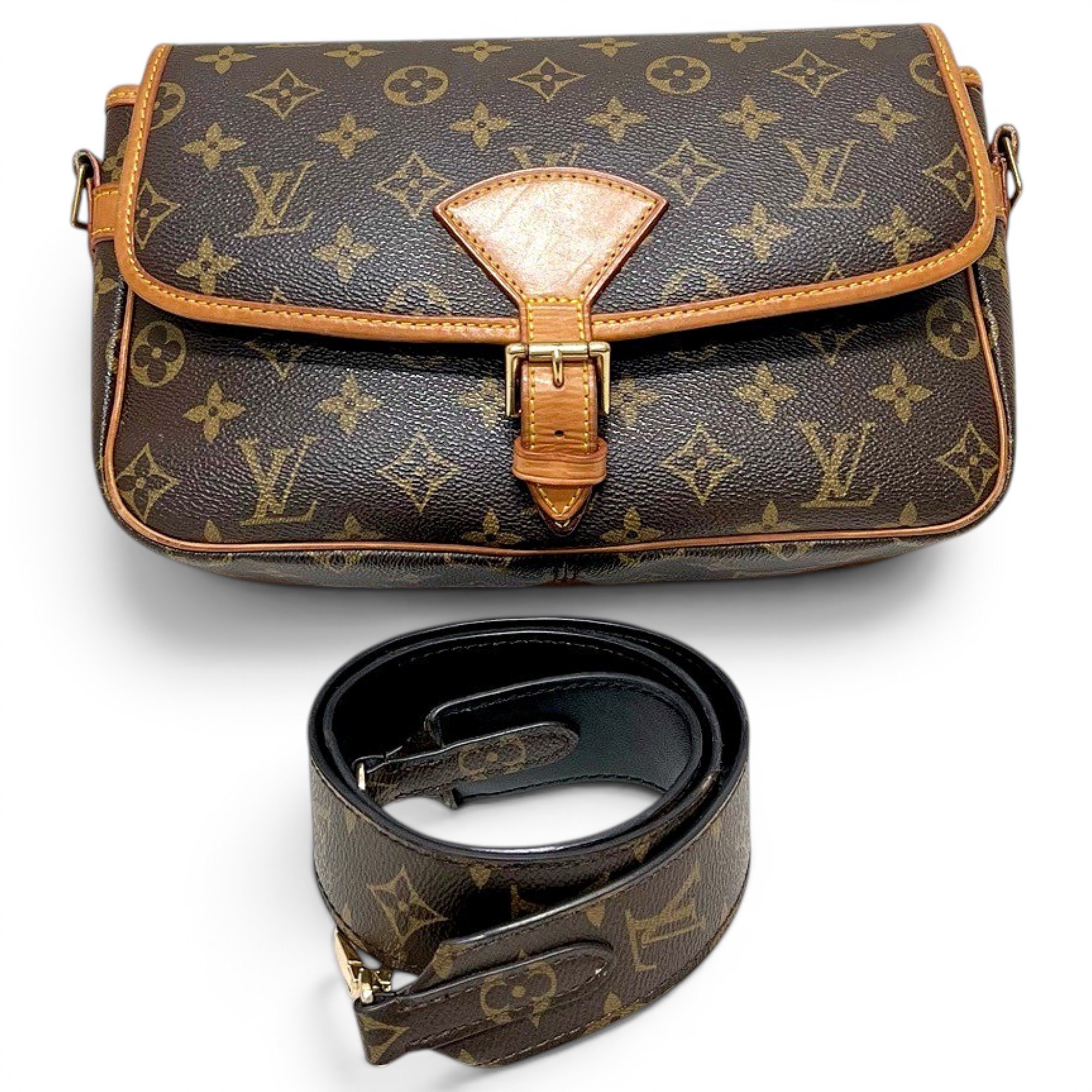 Sologne leather crossbody bag