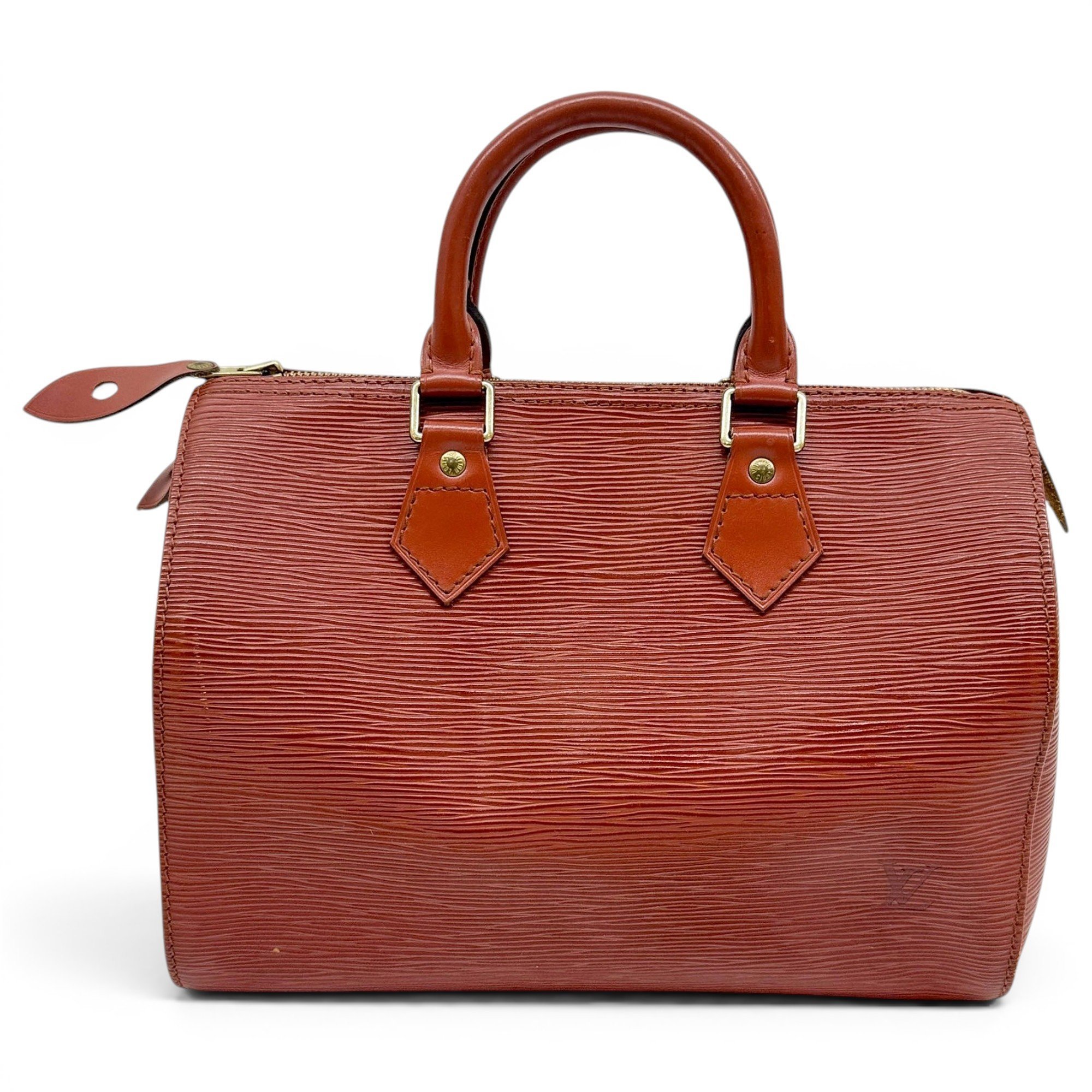 Speedy leather handbag