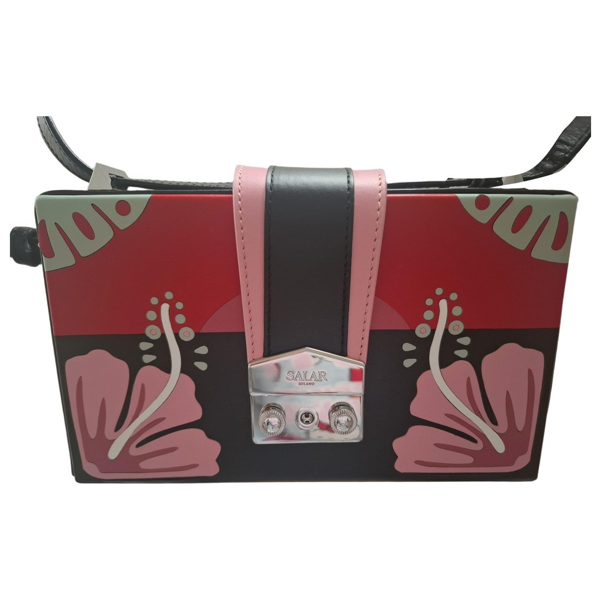 Salar Leather clutch bag