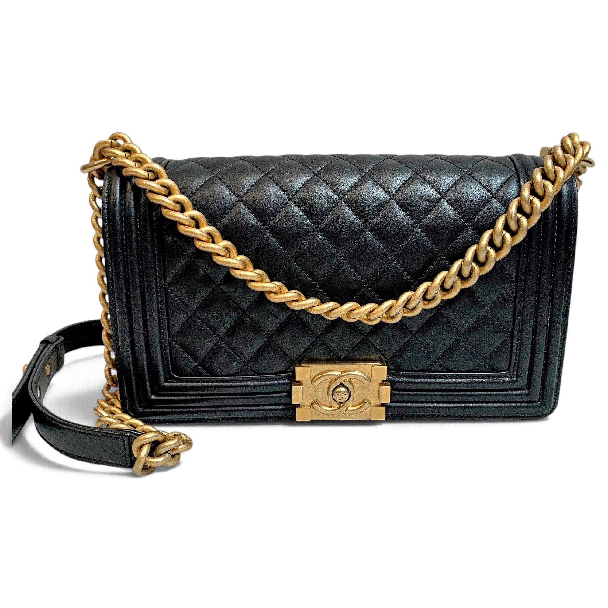 Boy leather crossbody bag
