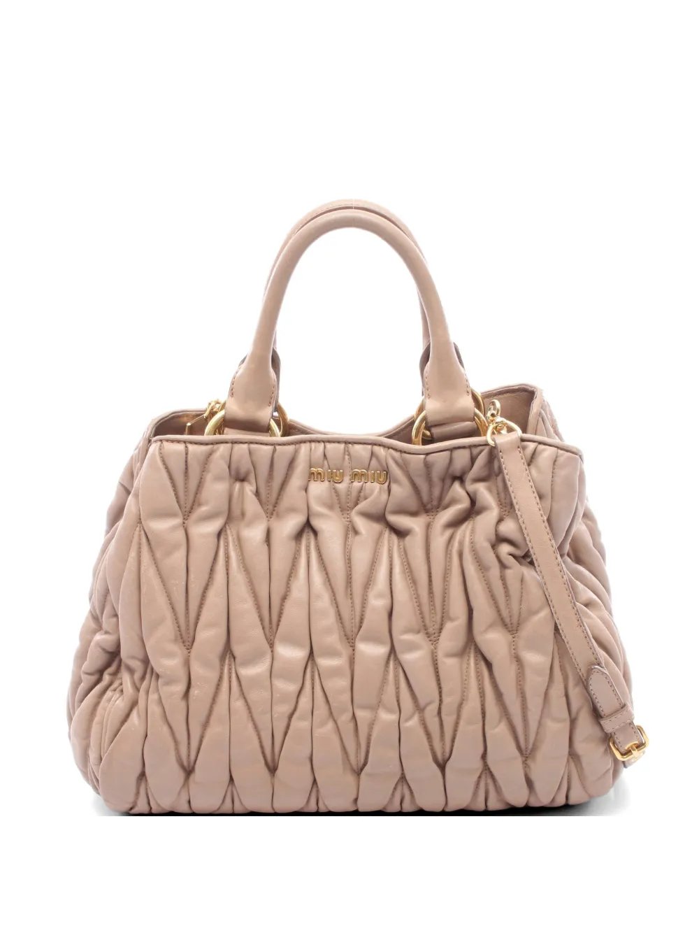 2000s Matelassé tote bag