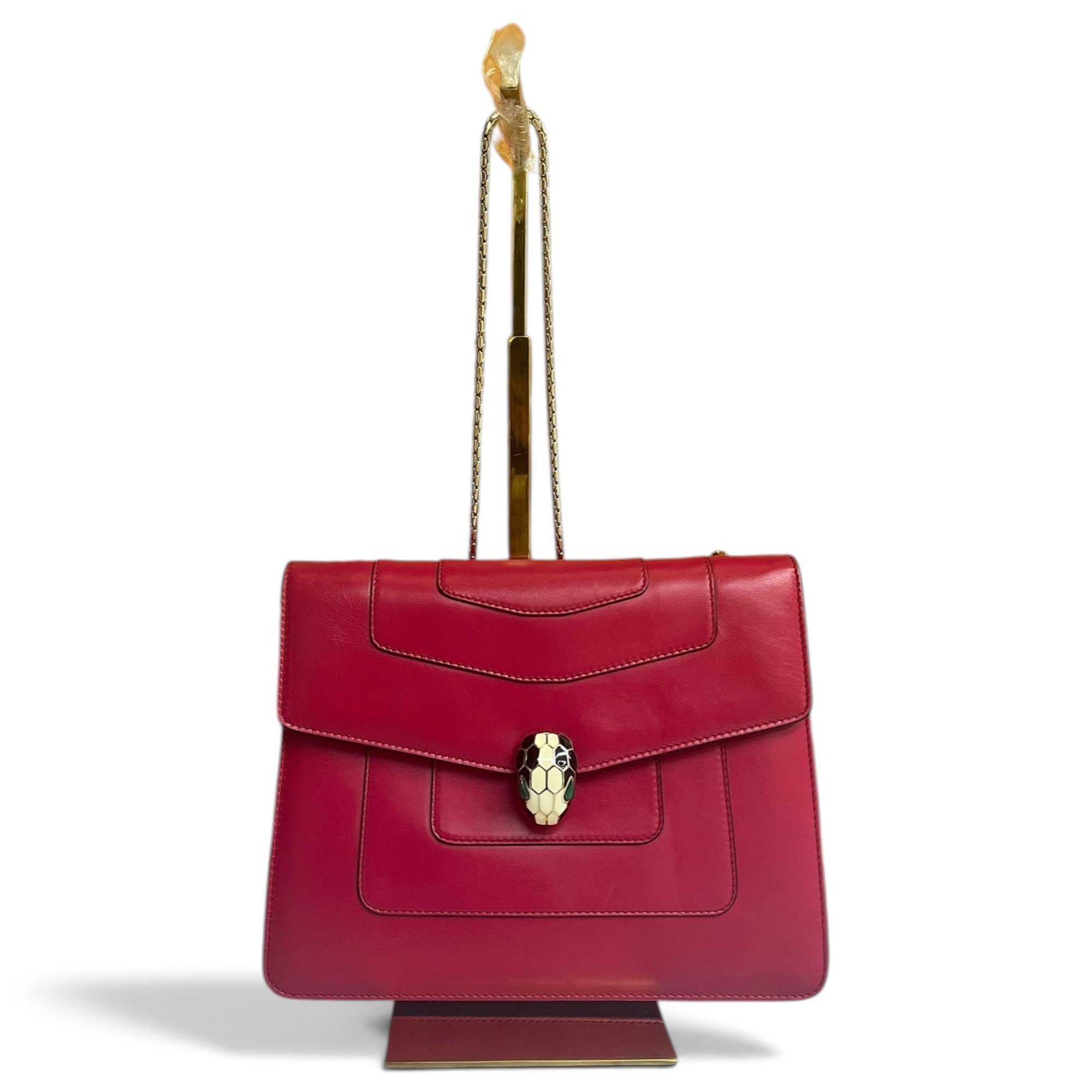 Serpenti pony-style calfskin handbag