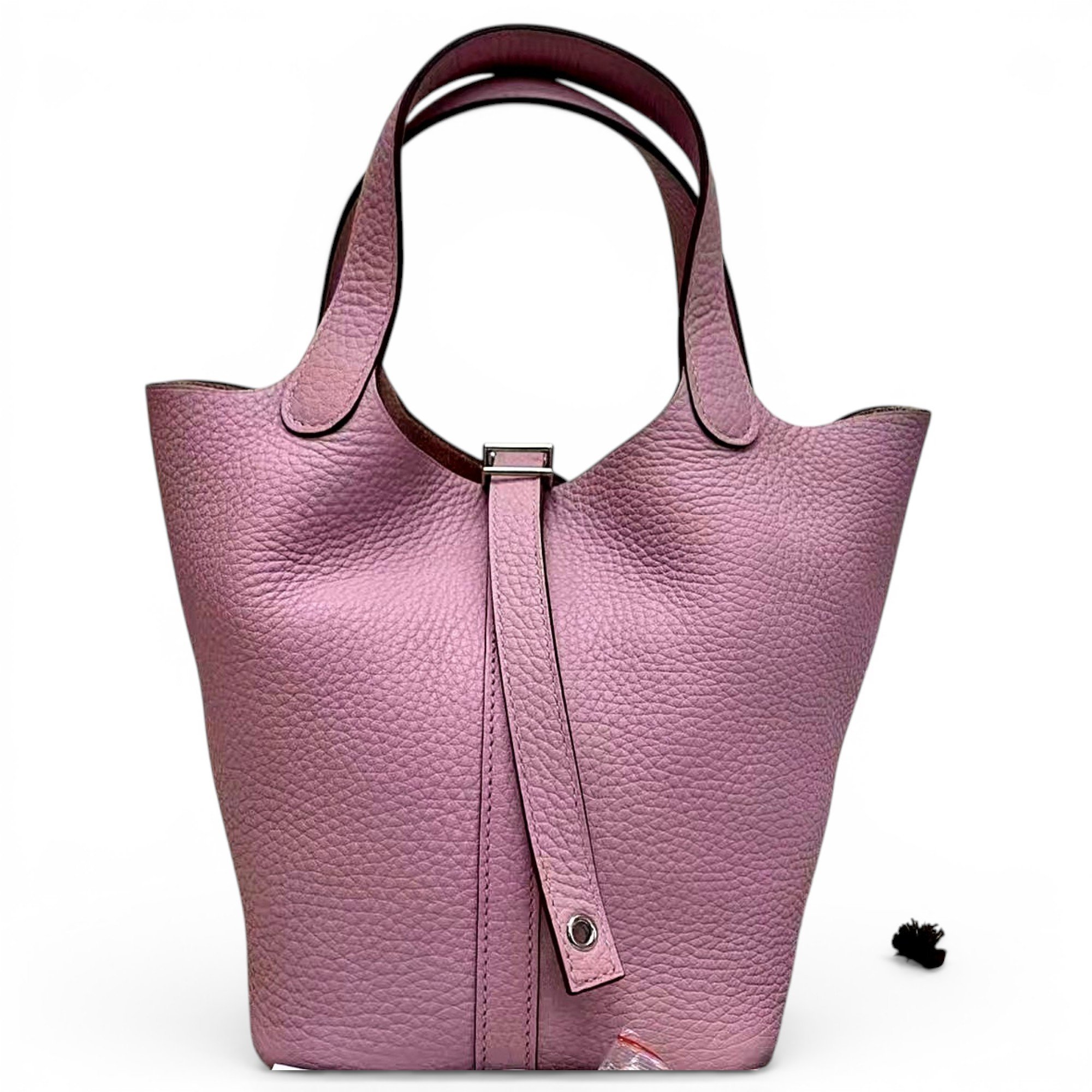 Picotin leather handbag