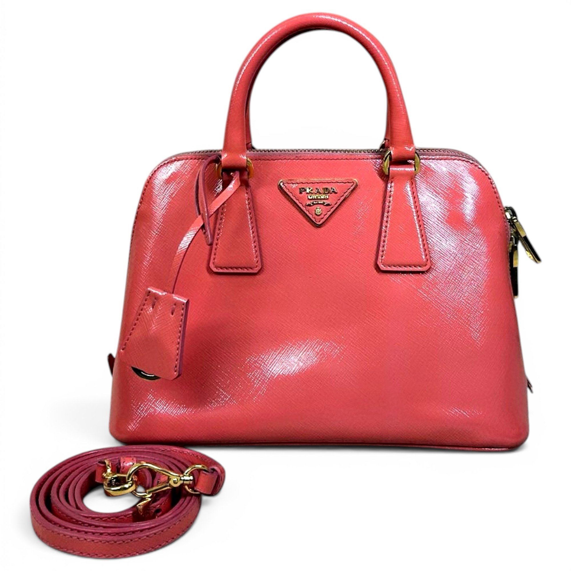 Promenade leather handbag
