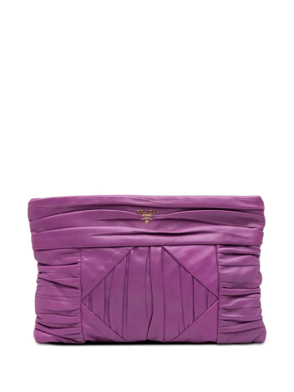 2010-2026 Pleated Nappa clutch bag