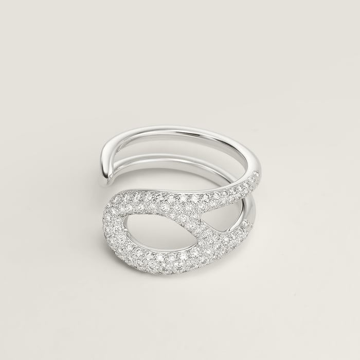 Sans Coloris Chaine d'Ancre Punk Ring, Medium Model