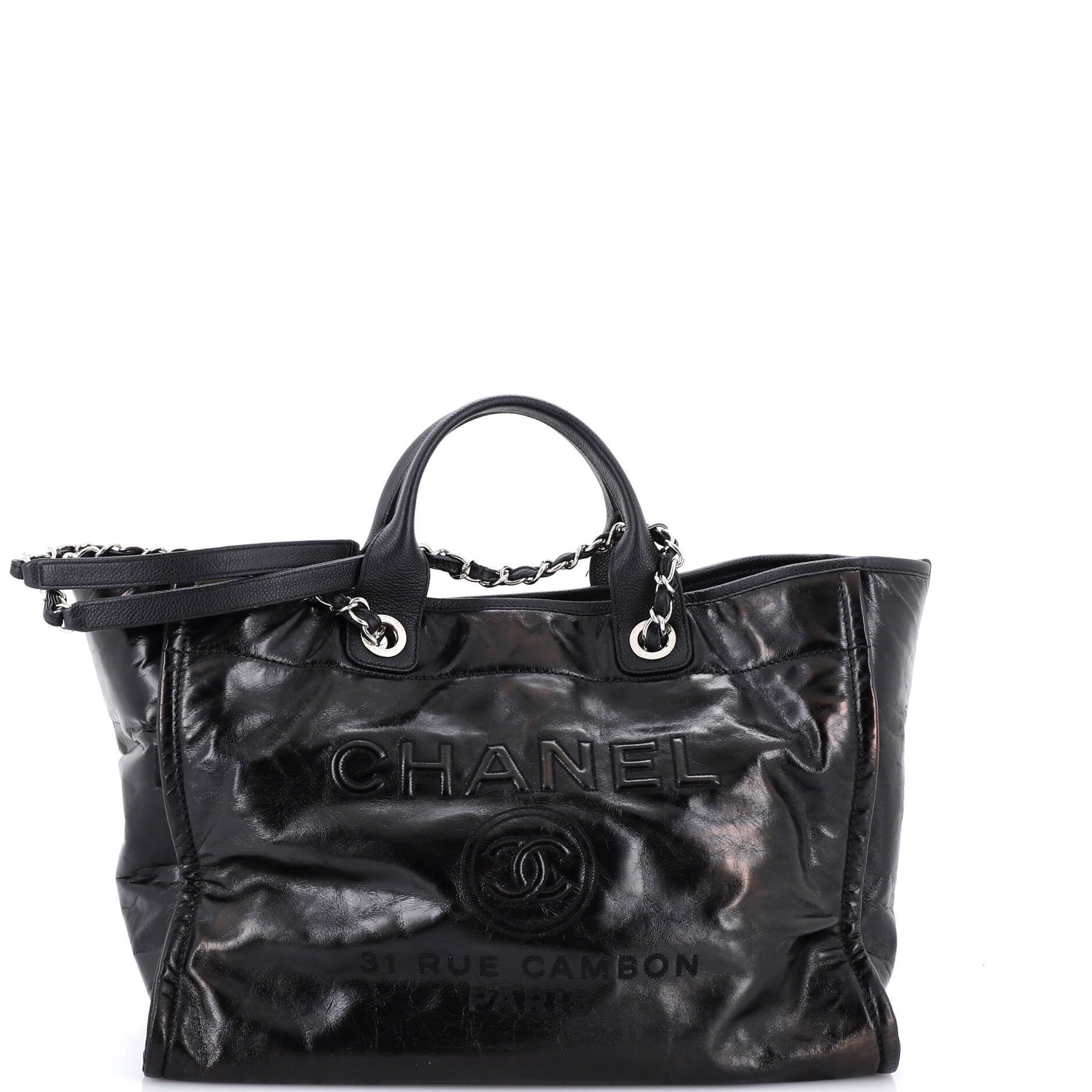 Leather tote