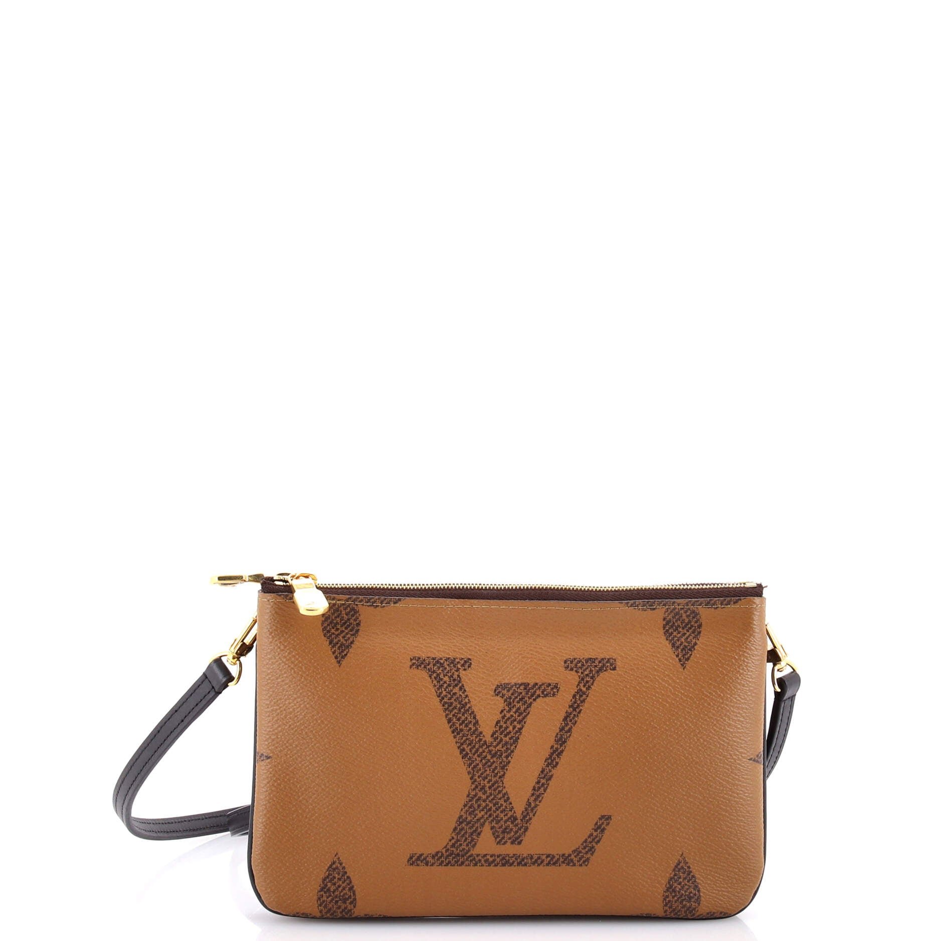 Double Zip Pochette Reverse Monogram Giant