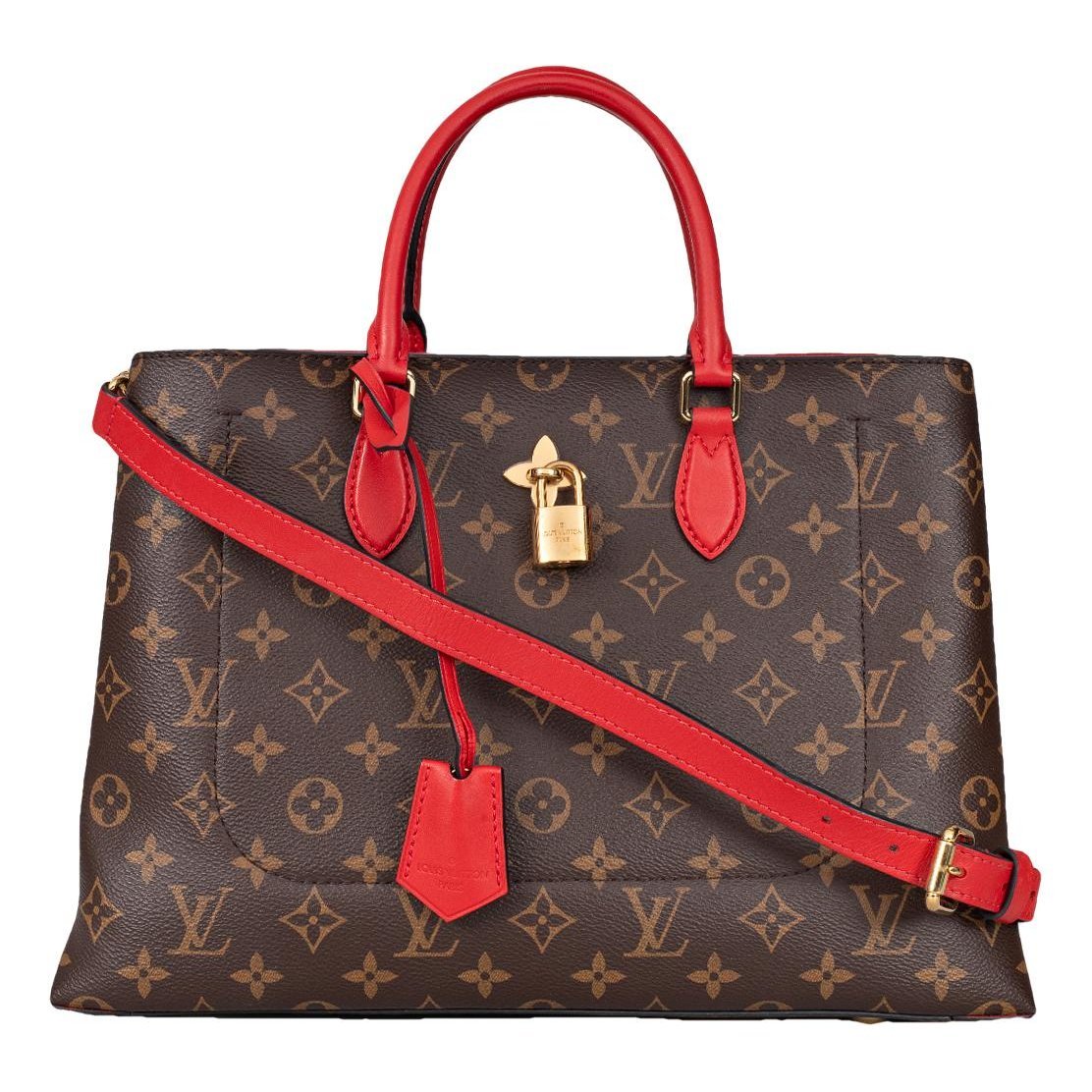 Flower Tote leather handbag