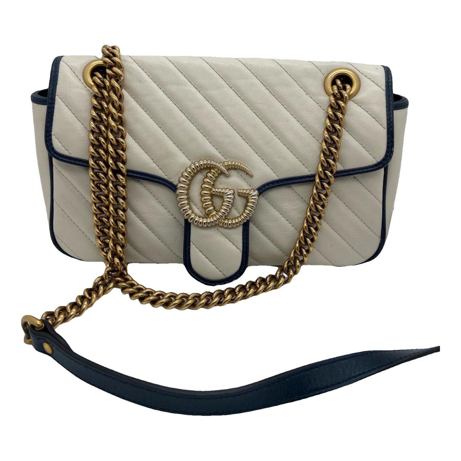 GG Marmont Flap leather handbag