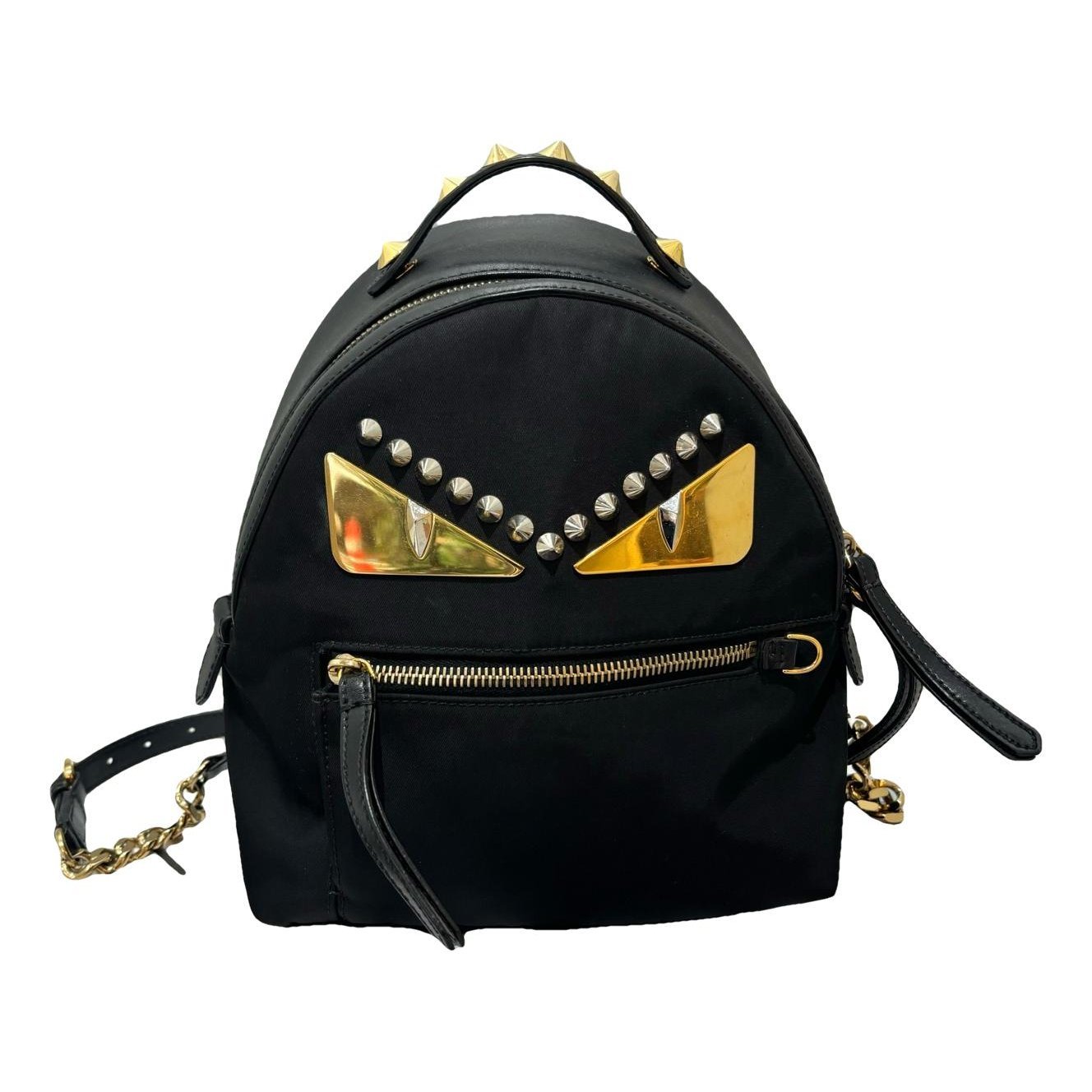 Leather backpack