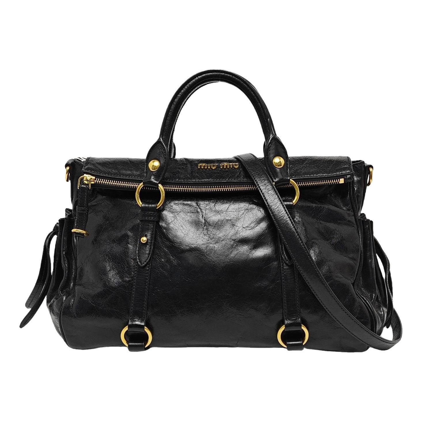 Leather handbag
