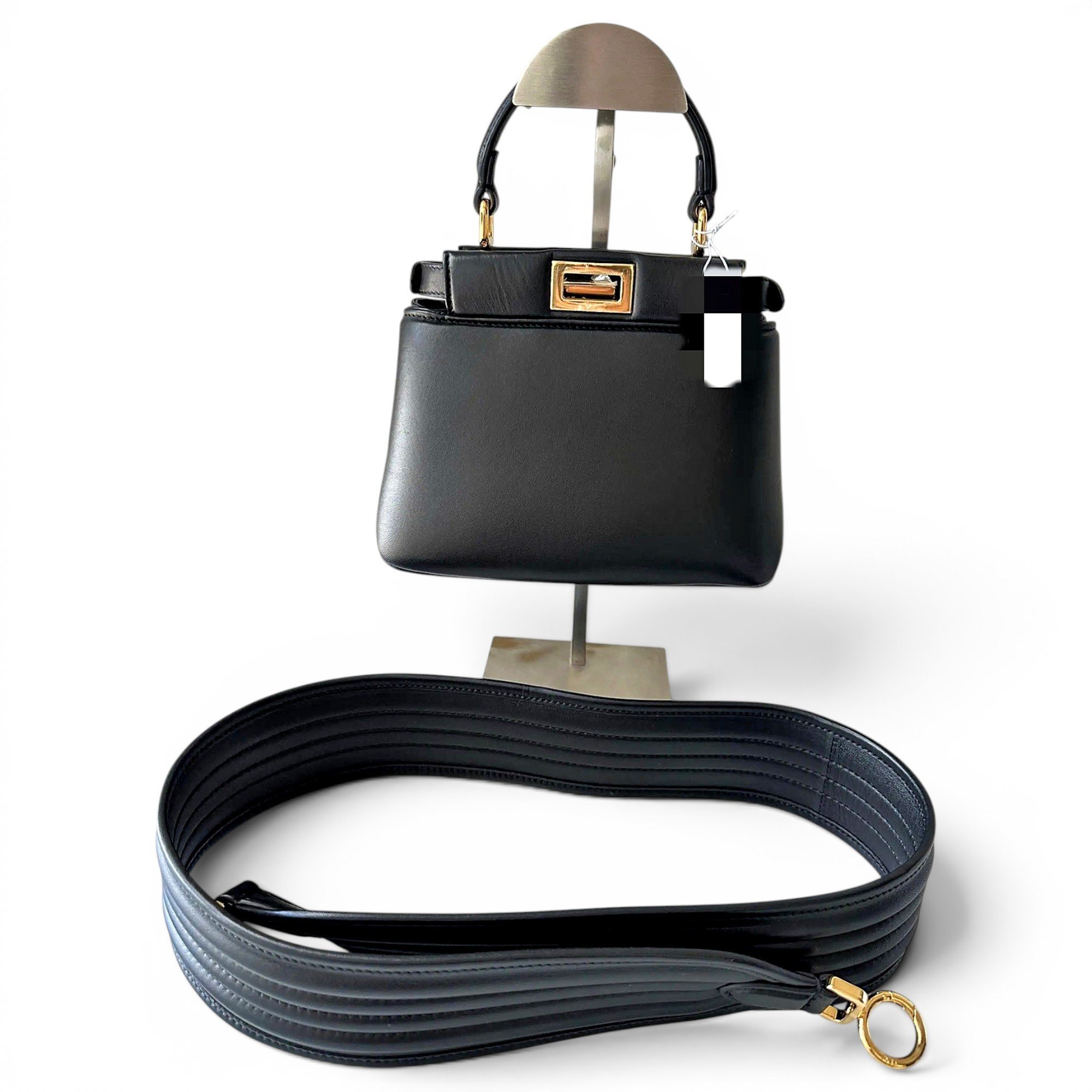Fendi Peekaboo leather handbag