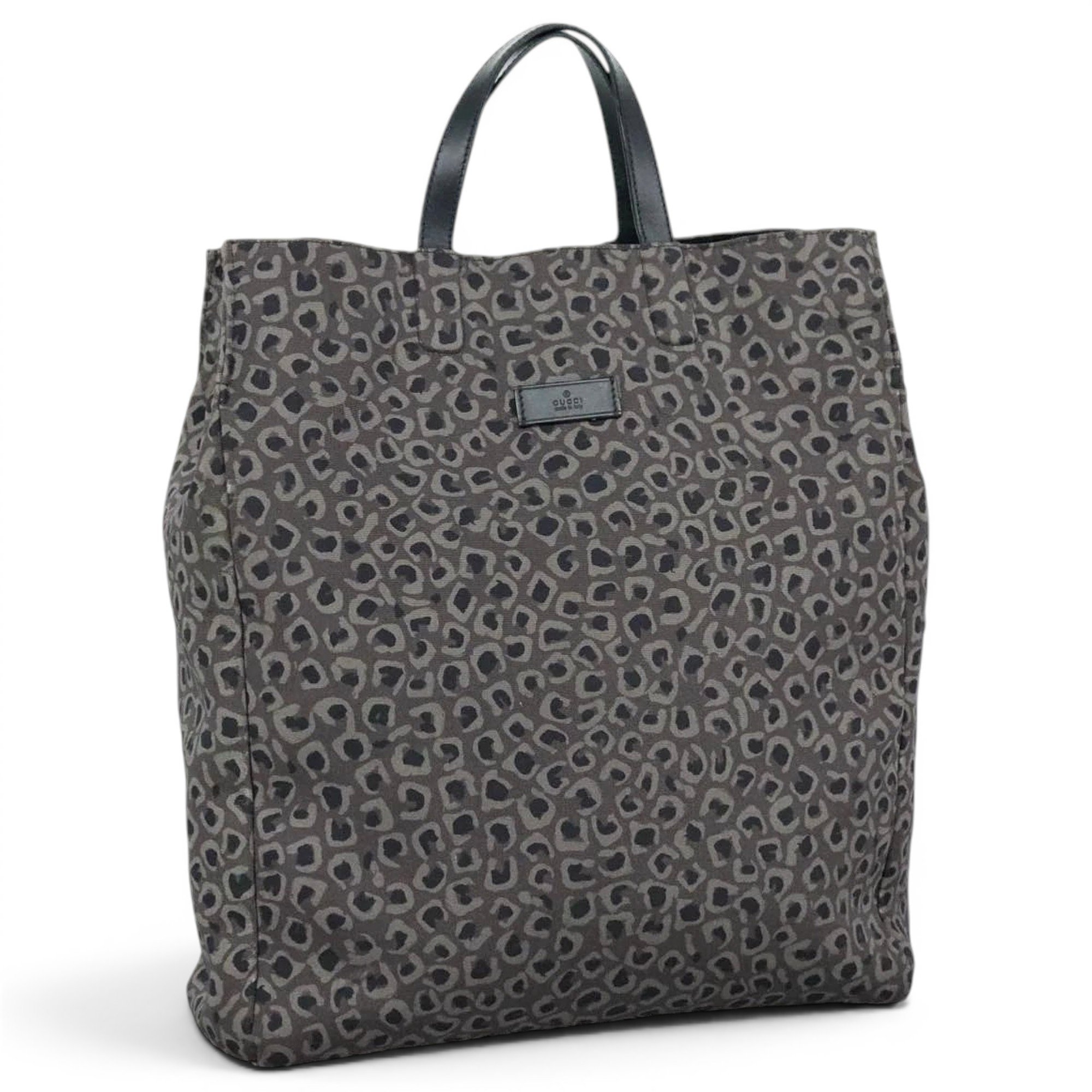 Leather tote