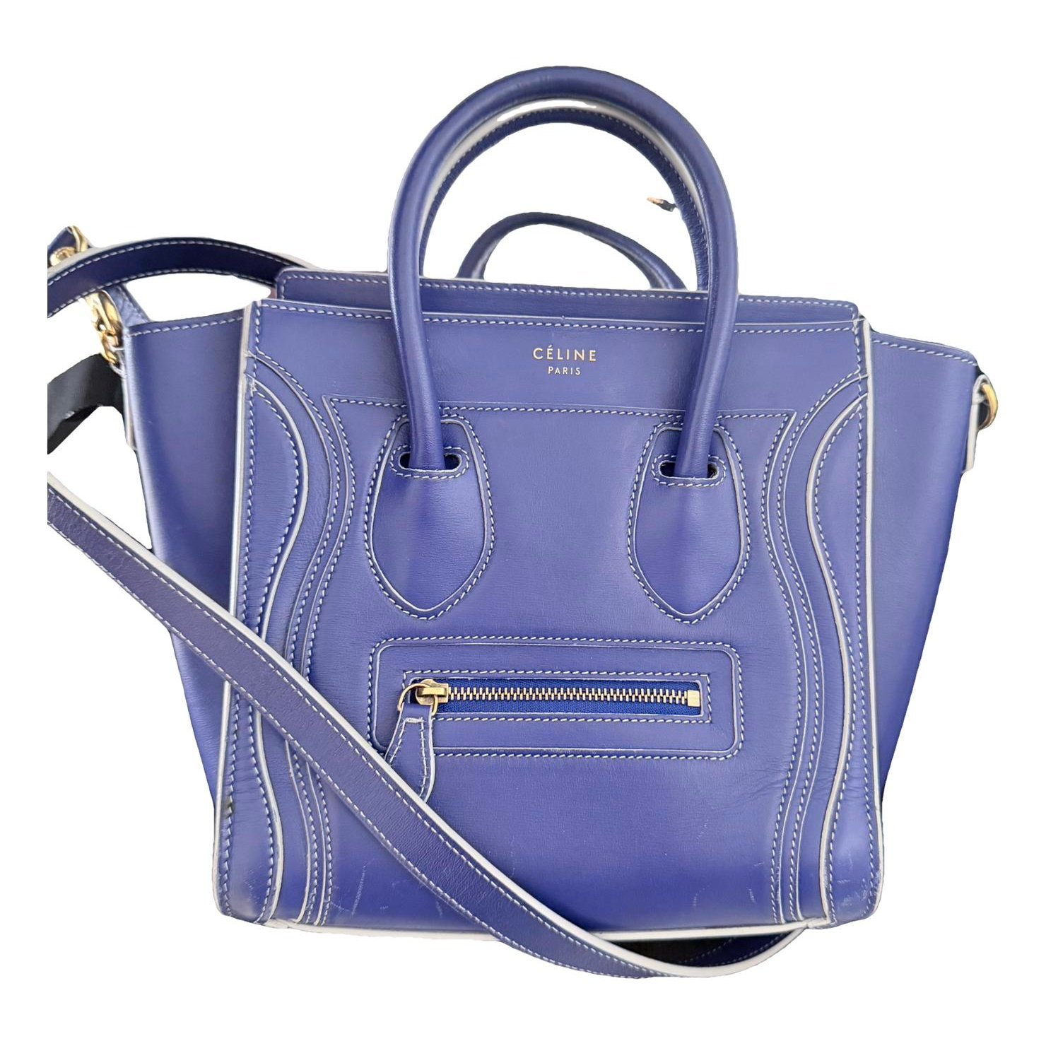 Nano Luggage leather handbag