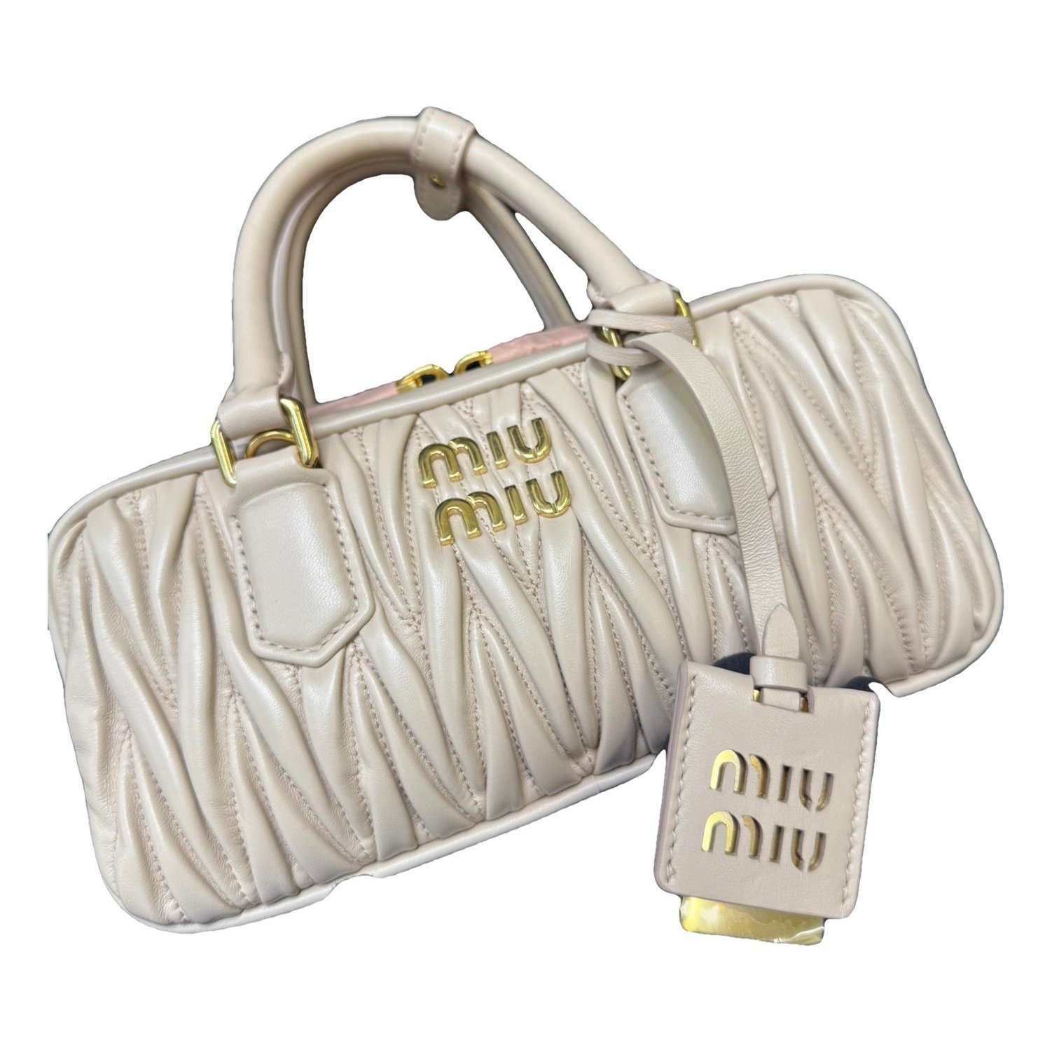 Arcadie leather handbag