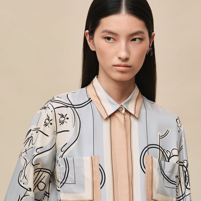Gris Paruline "Ex-libris a Main Levee" Classic Shirt