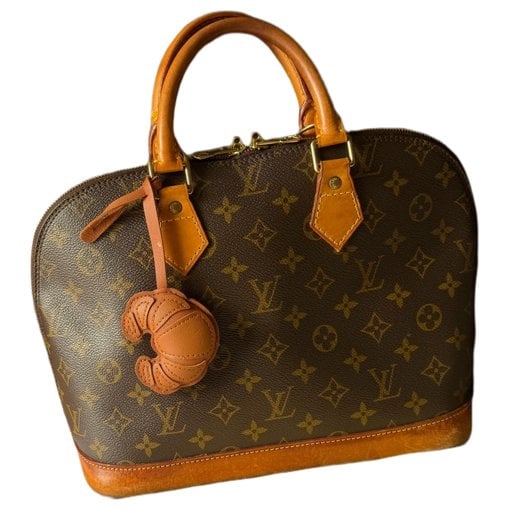 Louis Vuitton Alma leather handbag