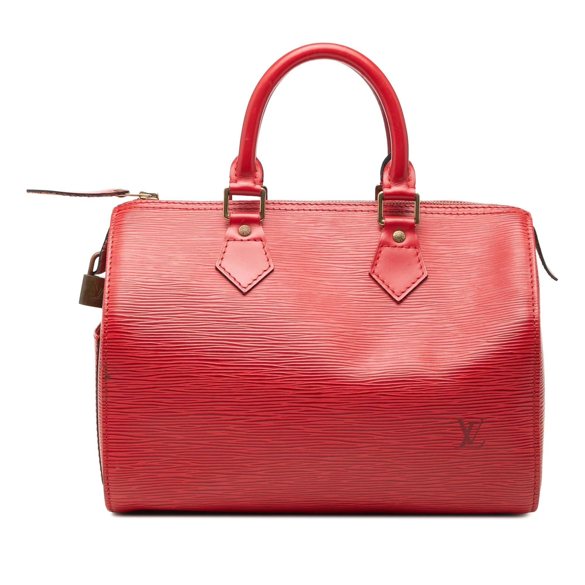 Speedy leather bag