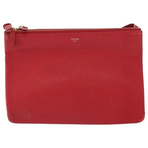 Celine Trio leather handbag