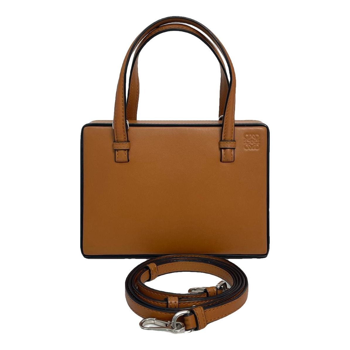 Postal leather handbag