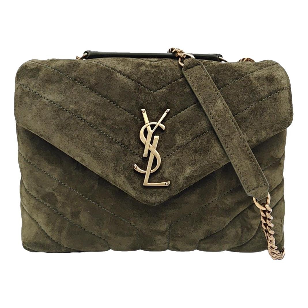 Loulou velvet crossbody bag