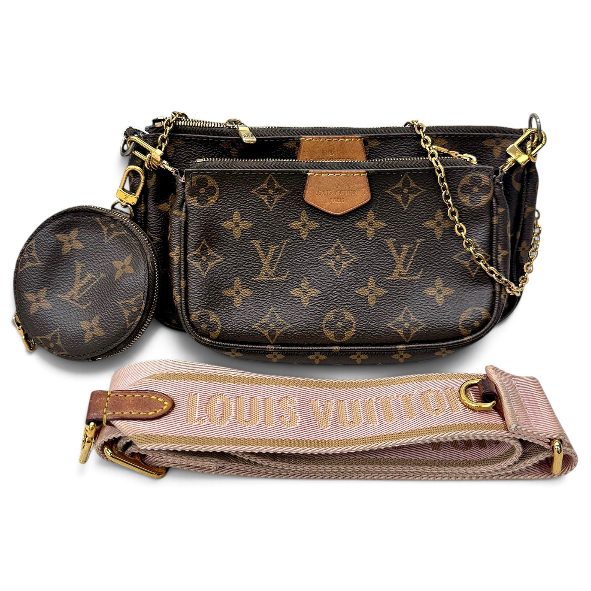 Multi Pochette Accessoires leather handbag
