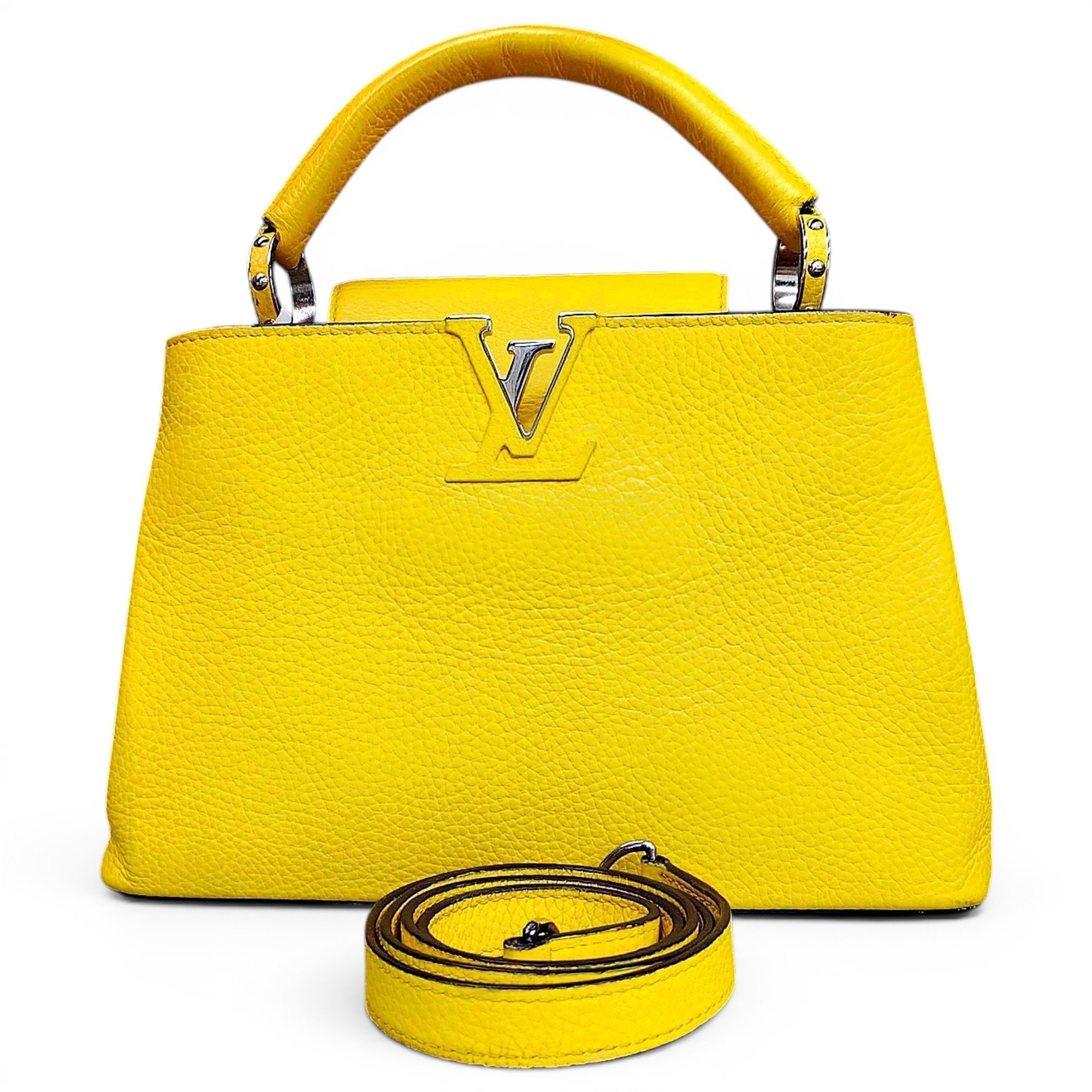 Capucines leather handbag